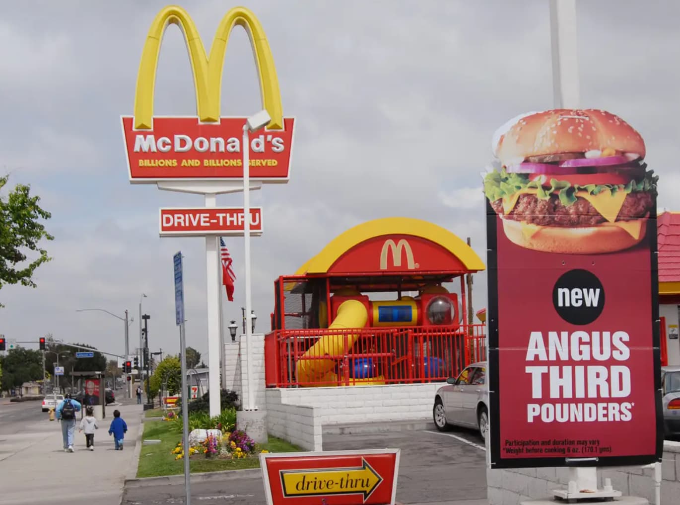 While not much changed in the world of McDonald’s drive-thrus — or McDrive, AutoMac or McAuto, as they’re known known in various parts of the world — the 2000s brought a whole lot more Maccas, including the Angus Third Pounder. 